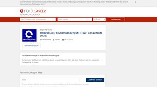 
                            6. Stellenangebot: Reiseberater, Tourismuskaufleute, Travel Consultants ...