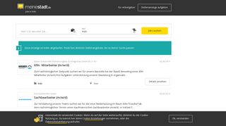 
                            6. Stellenangebot: Sachbearbeiter/in im operativen ... - Meinestadt.de