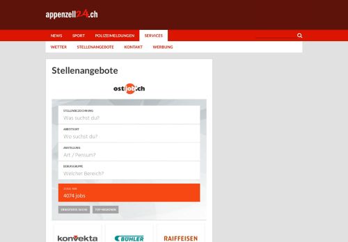 
                            8. Stellenangebote - appenzell24.ch | Das Newsportal im Appenzellerland