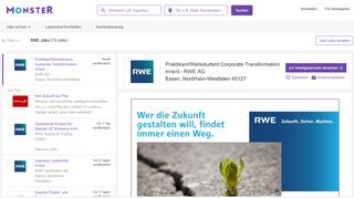 
                            12. Stellenangebote bei RWE | Monster.de