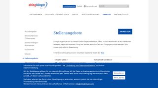 
                            2. Stellenangebote | ElringKlinger AG