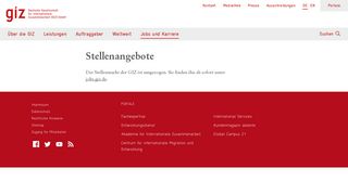 
                            5. Stellenangebote - GIZ