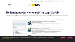 
                            7. Stellenangebote in der Logistik | GLS-Karriere