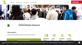 
                            11. Stellenangebote & Jobs EDEKA Minden-Hannover Minden - Jobbörse ...