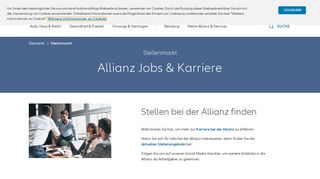 
                            2. Stellenangebote – Jobs und Karriere | Allianz