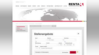 
                            9. Stellenangebote - RENTA Personaldienstleistungen