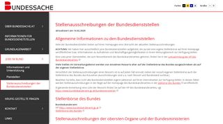 
                            6. Stellenausschreibungen der Bundesdienststellen | Jobs im Bund ...