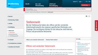 
                            12. Stellenmarkt - berufsberatung.ch