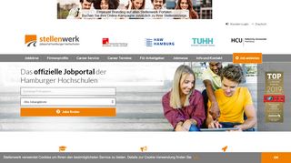 
                            12. Stellenwerk Hamburg: Hamburger Jobportal für Studenten