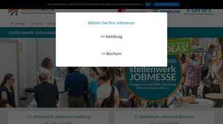 
                            12. stellenwerk Jobmessen in Hamburg & Bochum