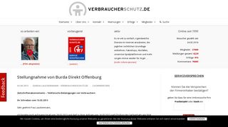 
                            12. Stellungnahme von Burda Direkt Offenburg - Verbraucherschutz.de