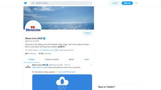 
                            7. Stena Line UKIE (@StenaLineUKIE) | Twitter