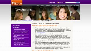 
                            11. Step 1: Log In to Your Portal Account | Bergen Community College