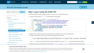 
                            2. Step 1: Log In Using the SOAP API | Bulk API Developer Guide ...