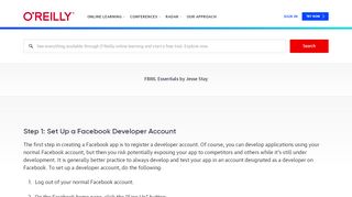 
                            6. Step 1: Set Up a Facebook Developer Account - FBML Essentials [Book]