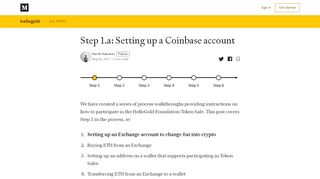 
                            9. Step 1.a: Setting up a Coinbase account – hellogold – Medium