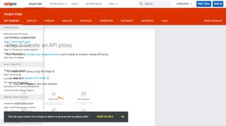 
                            13. Step 2: Create an API proxy | Apigee Docs