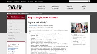 
                            13. Step 5: Register for Classes | Bakersfield College