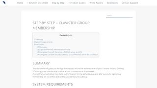 
                            9. Step by Step – Clavister group membership – PhenixID Support