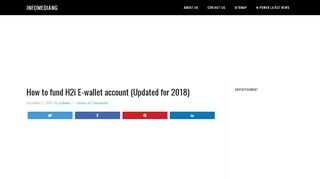 
                            12. Step by step guide on how to fund H2i E-wallet account - InfomediaNG