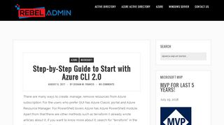 
                            5. Step-by-Step Guide to Start with Azure CLI 2.0 - RebelAdmin.com