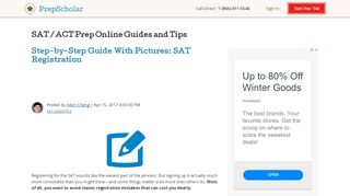 
                            11. Step-by-Step Guide With Pictures: SAT Registration