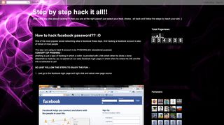 
                            8. Step by step hack it all!!: How to hack facebook password?? :O