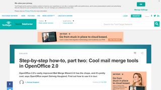 
                            13. Step-by-step how-to, part two: Cool mail merge tools in OpenOffice 2.0