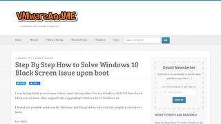 
                            7. Step By Step How to Solve Windows 10 Black Screen ... - VMware ESXi