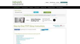 
                            9. Step-by-step POP Setup Instructions - Network Solutions