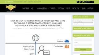 
                            5. STEP BY STEP TO INSTALL PROJECT HONOLULU AND MAKE THE ...