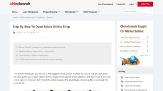 
                            12. Step By Step To Open Zalora Online Shop - Chinabrands.com