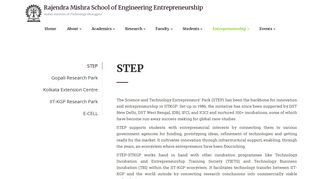 
                            10. STEP – Rajendra Mishra School of Engineering Entrepreneurship