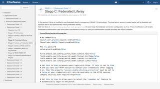 
                            7. Stepp C: Federated Liferay - REMS - CSC Wiki