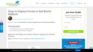 
                            10. Steps to Deploy Dell Boomi Process [with Screen Shots] - ...