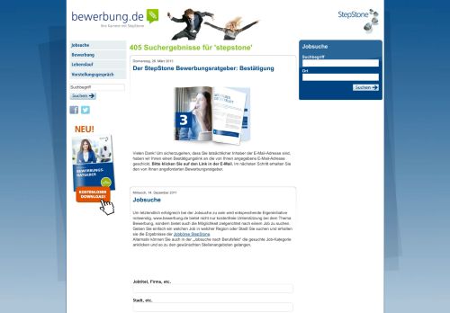 
                            3. stepstone | Bewerbung.de