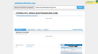 
                            8. steria-otl.oracleoutsourcing.com at Website Informer. Login. ...