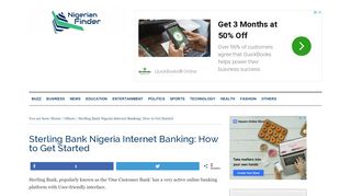 
                            9. Sterling Bank Nigeria Internet Banking: How to Get Started