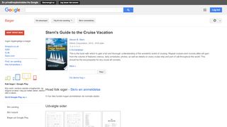 
                            12. Stern's Guide to the Cruise Vacation