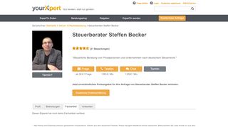 
                            12. Steuerberater Steffen Becker | yourXpert
