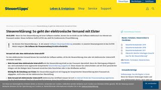 
                            6. Steuererklärung: So geht der elektronische Versand mit Elster