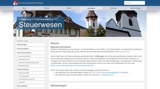 
                            6. Steuerwesen - Gemeinde Biglen