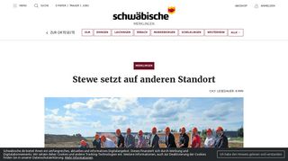 
                            10. Stewe setzt auf anderen Standort - Schwäbische - Schwäbische Zeitung