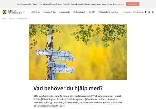 
                            2. STF Kundservice - Svenska Turistföreningen