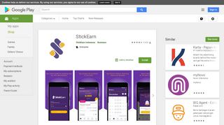 
                            4. StickEarn - Aplikasi di Google Play