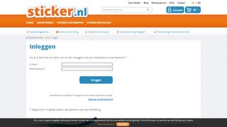 
                            6. Sticker.nl | login