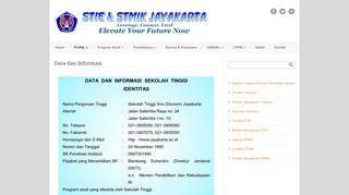 
                            4. STIE & STMIK JAYAKARTA » Data dan Informasi