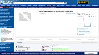 
                            10. Stiebel Eltron SN10S Warmwasserspeicher ab € 143,44 (2019 ...