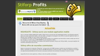 
                            2. Stiforp Profits France