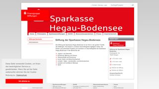 
                            11. Stiftung der Sparkasse Hegau-Bodensee - Stiftungs-Startseite